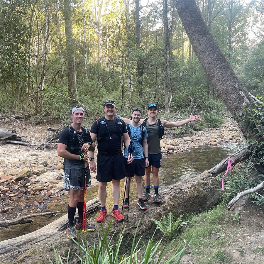 Group trail run