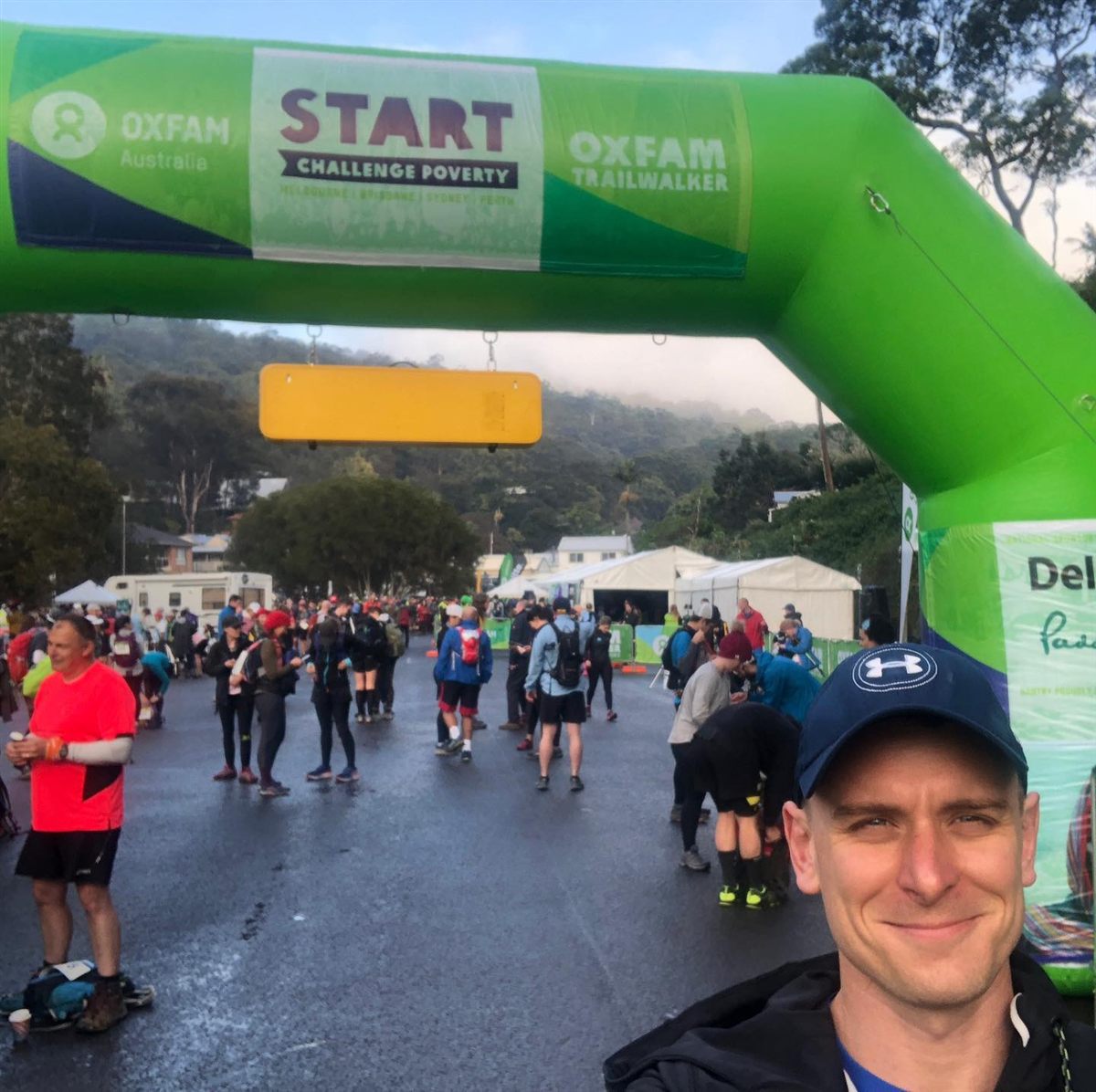 Nathan at OXFAM Trailwalker