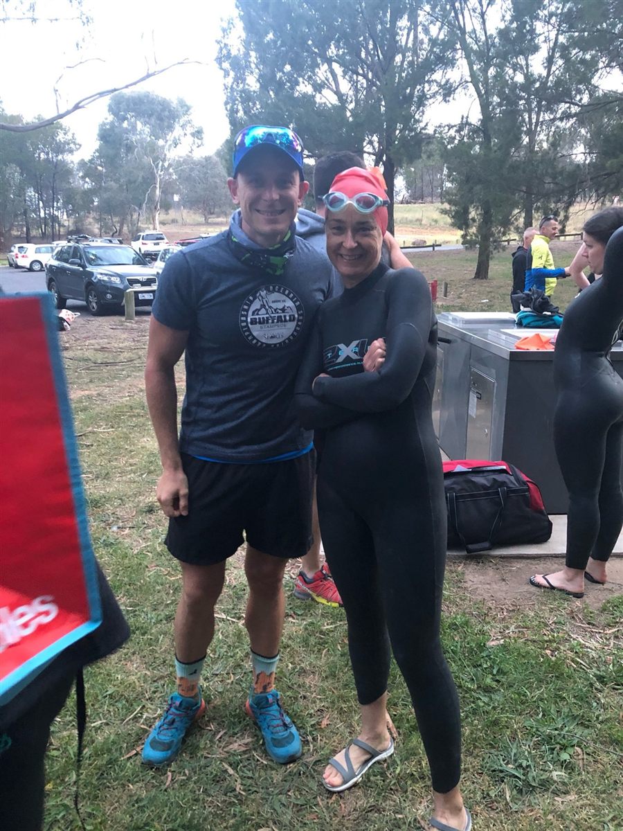 Nathan at the Canberra Triple Triathlon