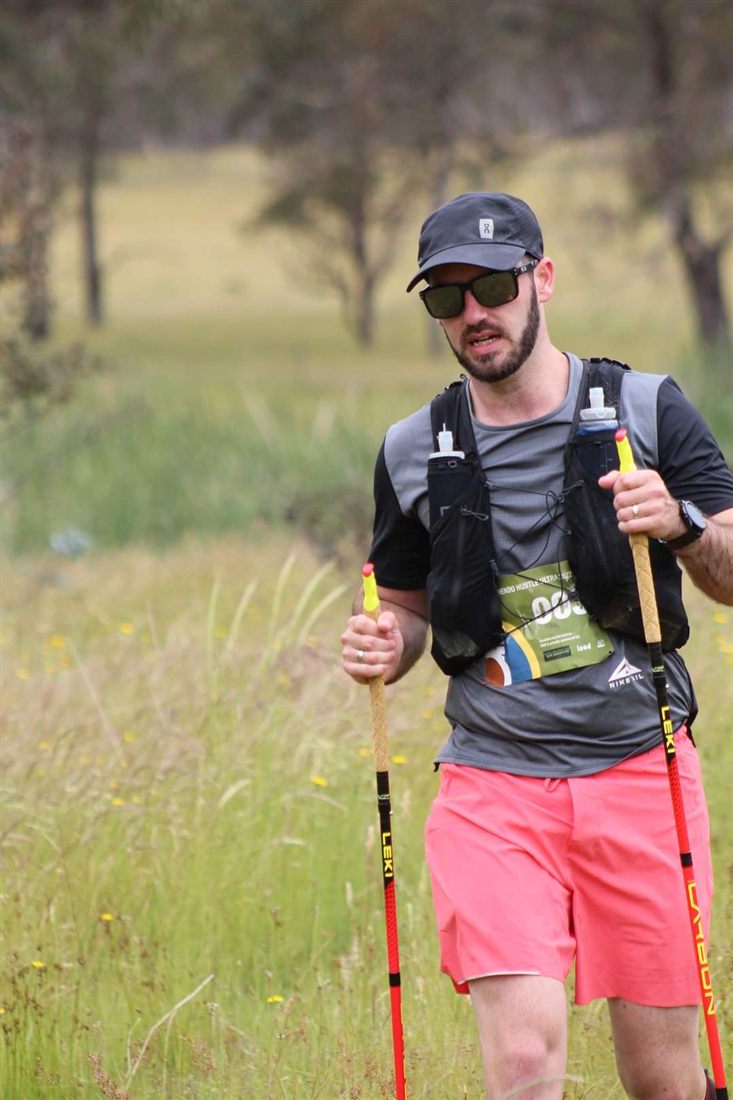 David on course at the Duval Dam Buster 50km