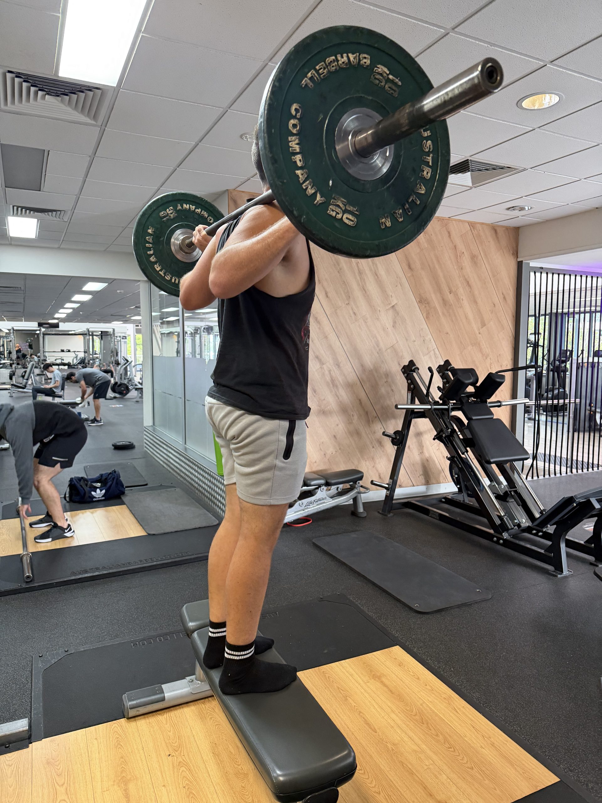 Brad mid set on front squats